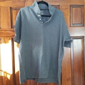 Men's XL gray polo shirt